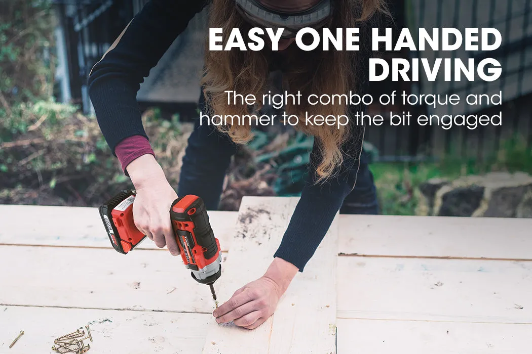 20V Cordless Impact Driver Kit with 130Nm Torque - Baumr-AG