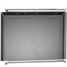 2U Fiber Optic Patch Panel,  Capacity 6 LGX Adapter Plates / Cassettes / Modules, Unloaded, Lexan Front Door, Black Powder Coat