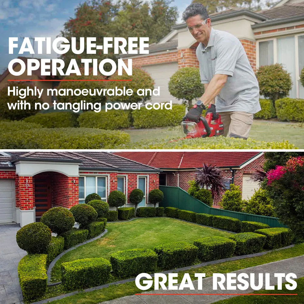 40V 630mm Cordless Hedge Trimmer, Rotating Handle - Baumr-AG