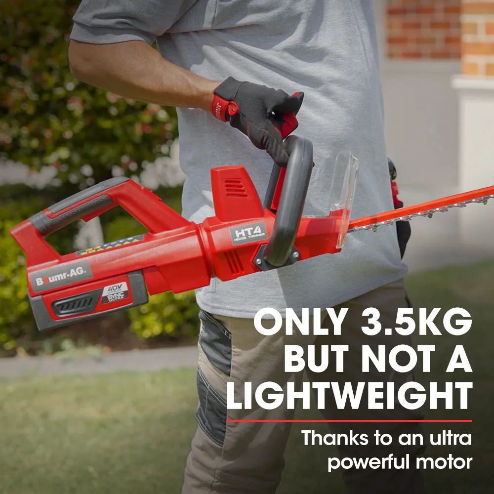 40V 630mm Cordless Hedge Trimmer, Rotating Handle - Baumr-AG