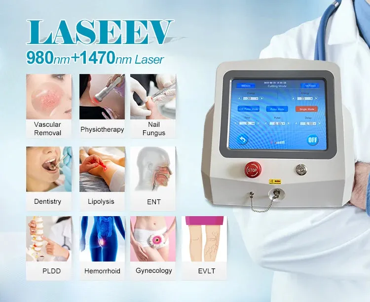 980nm & 1470nm Laser Vaginal Tightening Machine | Advanced Laser Vaginal Tightening Model MN34112P