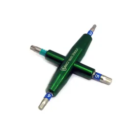 ABBEY BIKE TOOLS 4-Way Multi Tool - tool with frame and interchangeable bits
