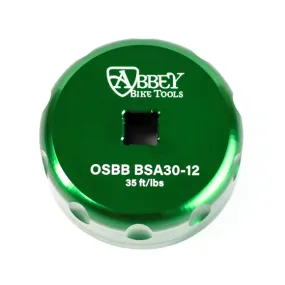 ABBEY BIKE TOOLS Bottom Bracket Socket - BSA30 12Notch