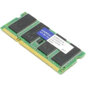 AddOn AA800D2S6/2G x1 Dell A2686149 Compatible 2GB DDR2-800MHz Unbuffered Dual Rank 1.8V 200-pin CL6 SODIMM A2686149-AA