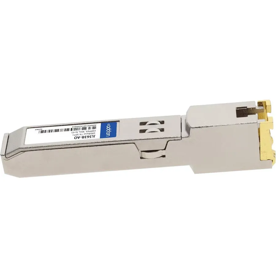AddOn HP SFP  Module - For Data Networking - 1 x RJ-45 100/1000/10000Base-TX Network -