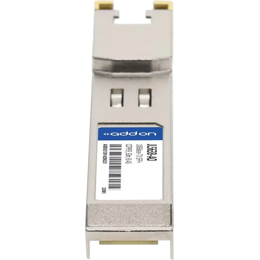 AddOn HP SFP  Module - For Data Networking - 1 x RJ-45 100/1000/10000Base-TX Network -