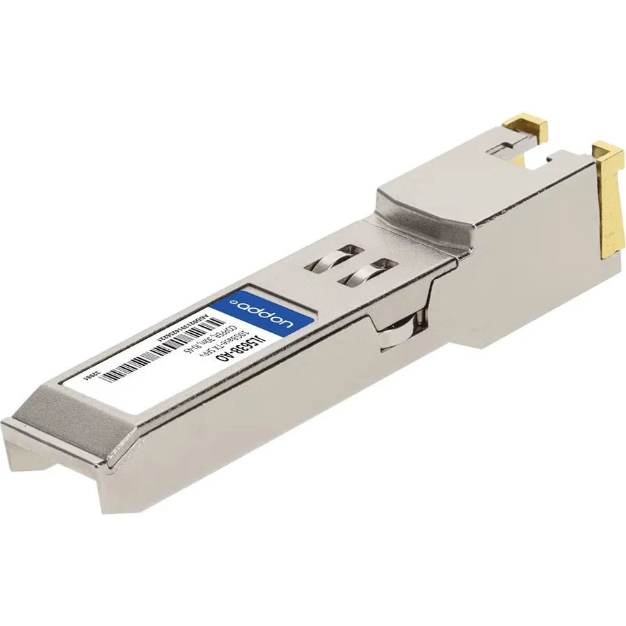 AddOn HP SFP  Module - For Data Networking - 1 x RJ-45 100/1000/10000Base-TX Network -
