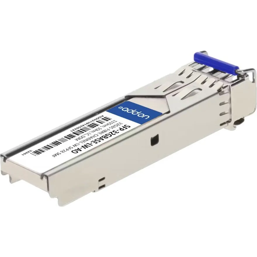 AddOn MSA and TAA 32GBase-LW SFP  Transceiver (SMF, 1310nm, 10km, LC, DOM) - For Data