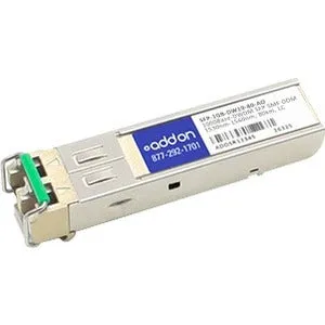 Addon Msa And Taa Compliant 1000Base-Dwdm 100Ghz Sfp Transceiver (Smf, 1562.23Nm, 80Km, Lc, Dom)