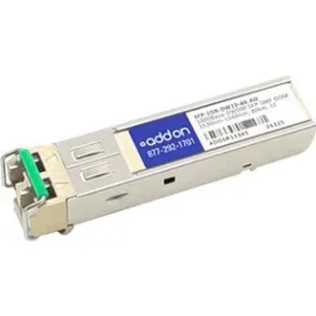 Addon Msa And Taa Compliant 1000Base-Dwdm 100Ghz Sfp Transceiver (Smf, 1562.23Nm, 80Km, Lc, Dom)