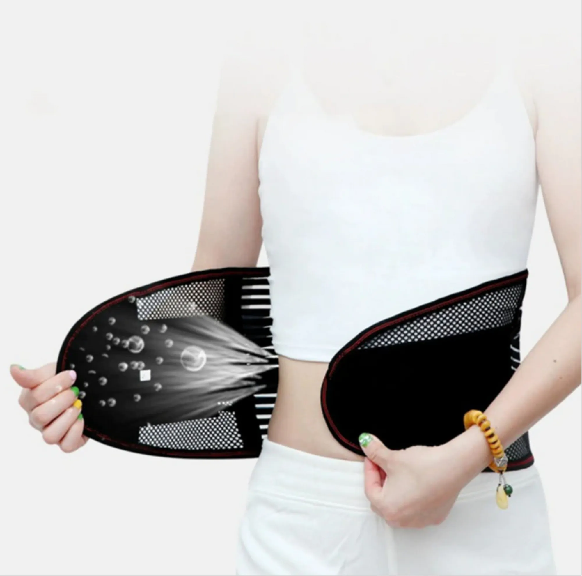 Adjustable Low Back Waist Adjustable Support Belt Brace Self-heating Magnetic