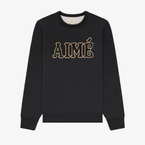 Aimé Appliqué Crewneck Sweatshirt