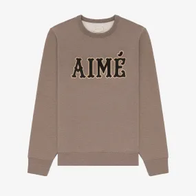 Aimé Appliqué Crewneck Sweatshirt
