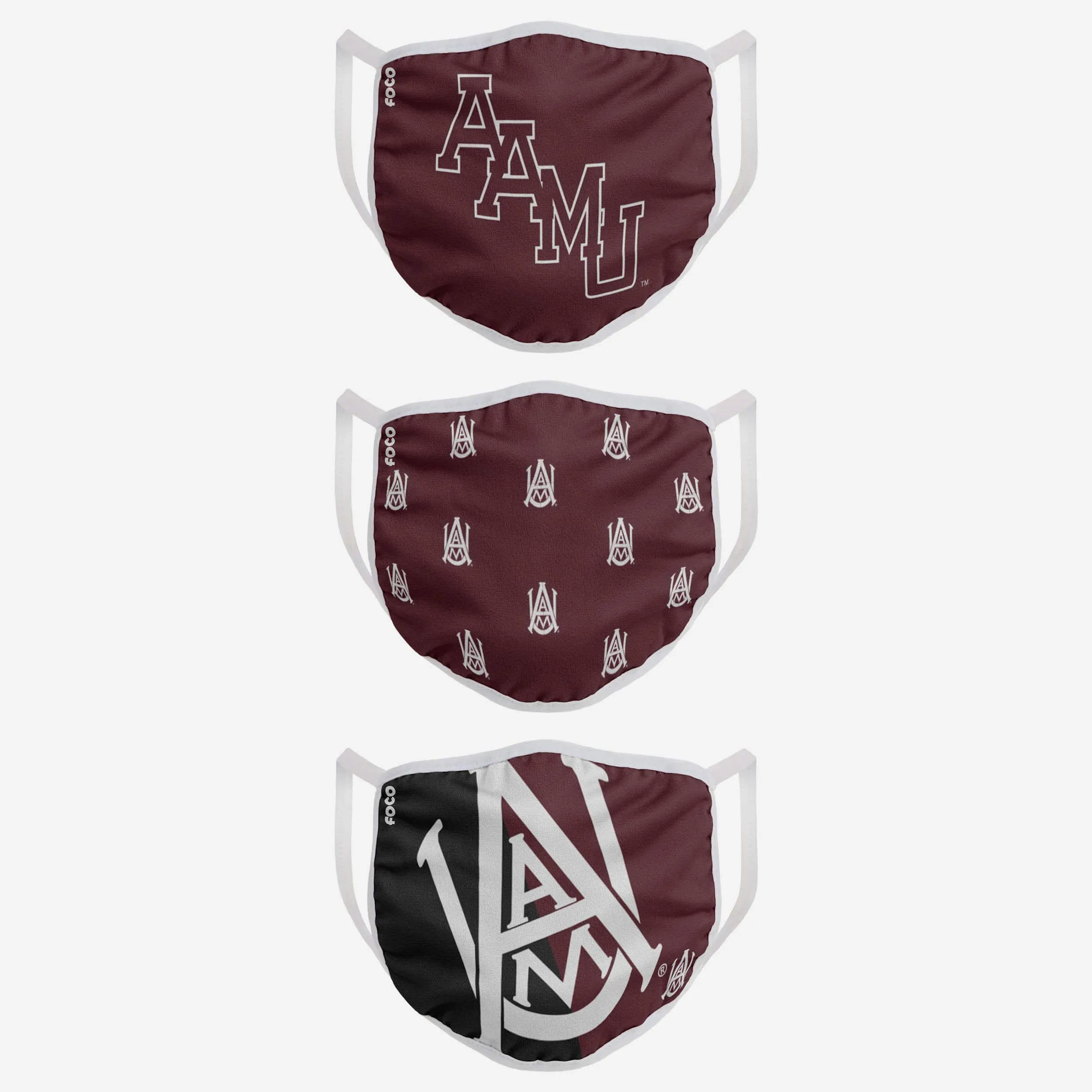 Alabama A&M Bulldogs 3 Pack Face Cover