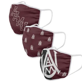 Alabama A&M Bulldogs NCAA 3 Pack Face Cover Alabama A&M Bulldogs NCAA 3 Pack Face Cover