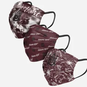 Alabama A&M Bulldogs Womens Matchday 3 Pack Face Cover