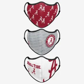 Alabama Crimson Tide Thematic Sport 3 Pack Face Cover