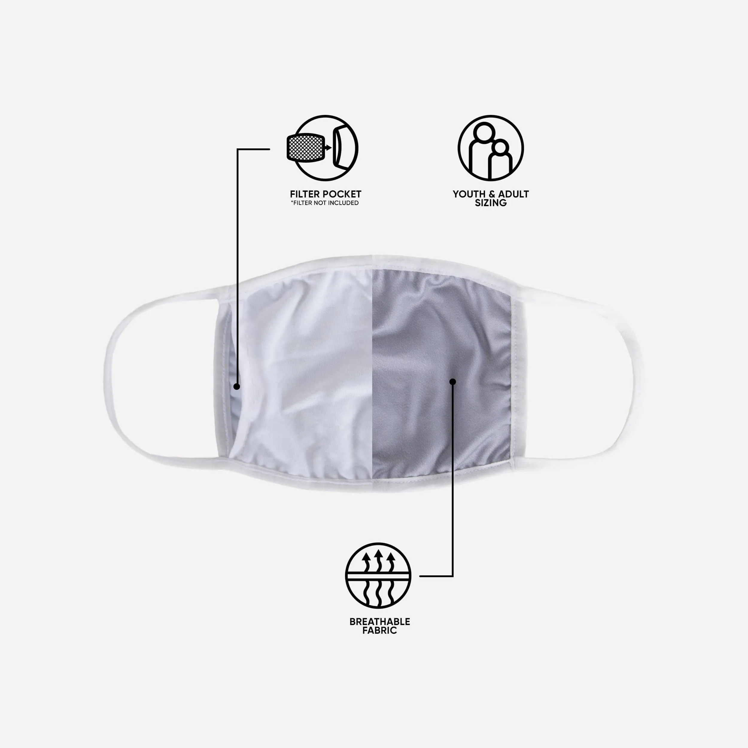 Alcorn State Braves 3 Pack Face Cover