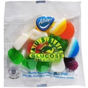 Allsep's Aussie Glucose Lollies Bag 60g
