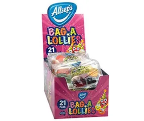 Allsep's Aussie Glucose Lollies Carton(21 x 60 gr Bags)