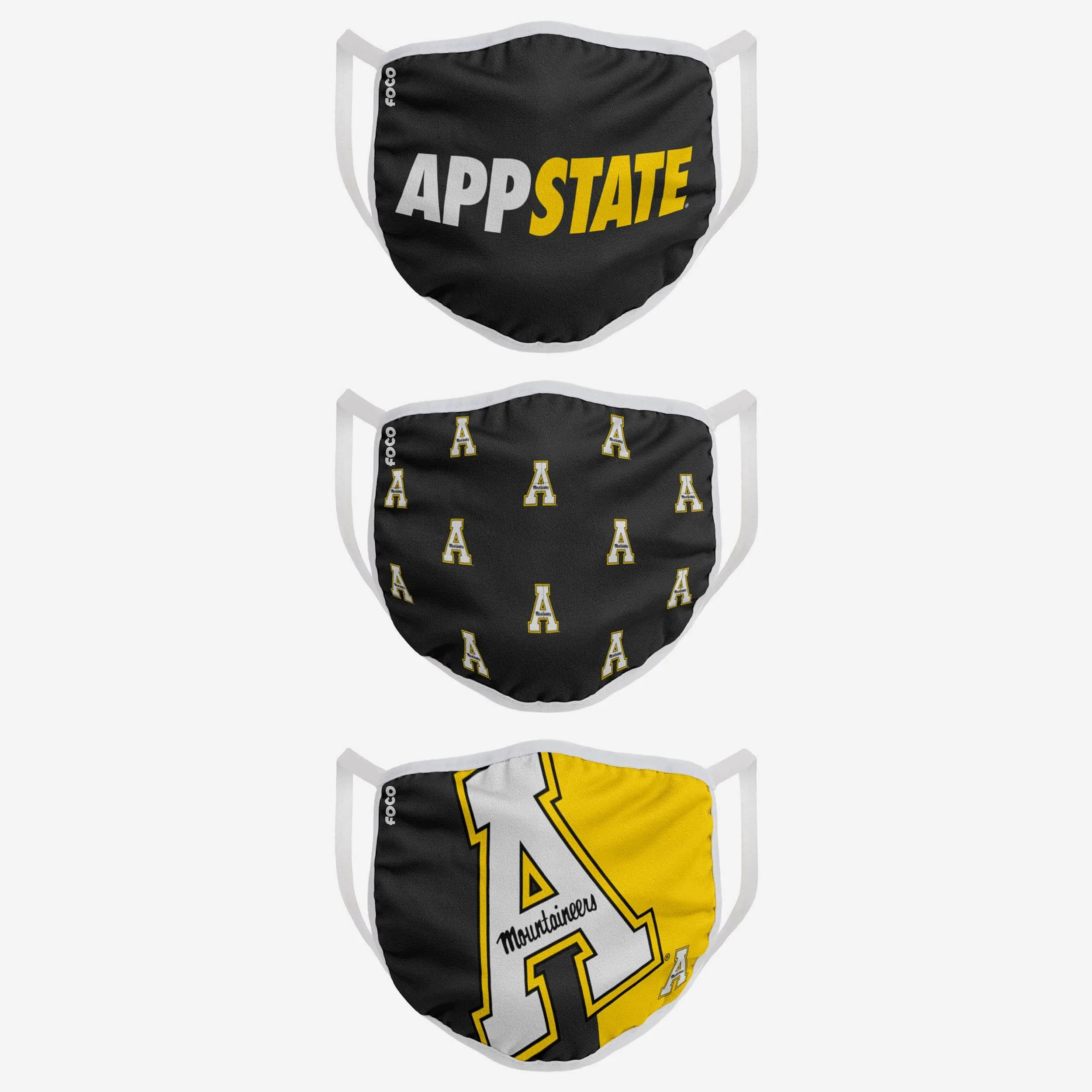 Appalachian State Mountaineers 3 Pack Face Cover