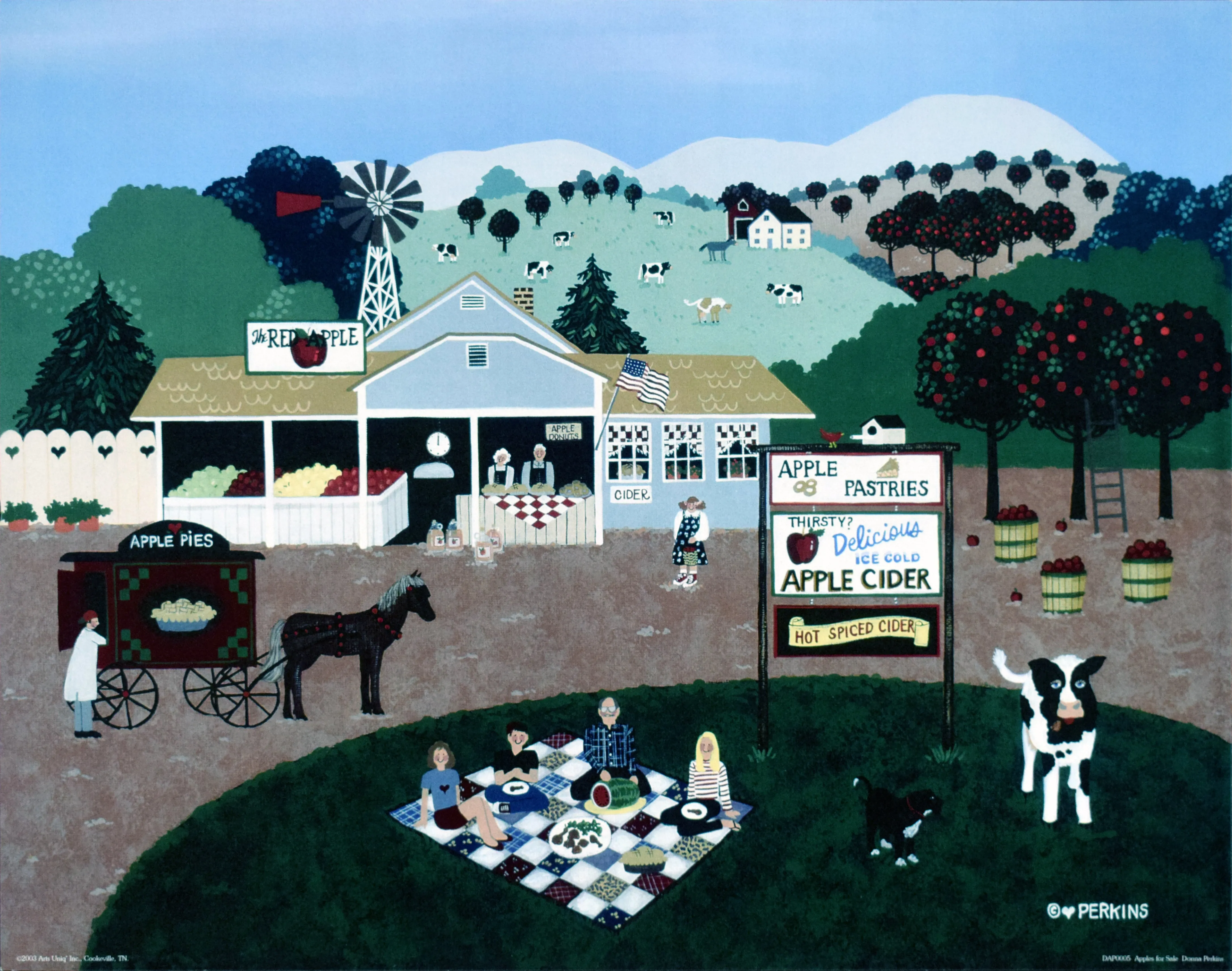 Apples for Sale by Donna Perkins