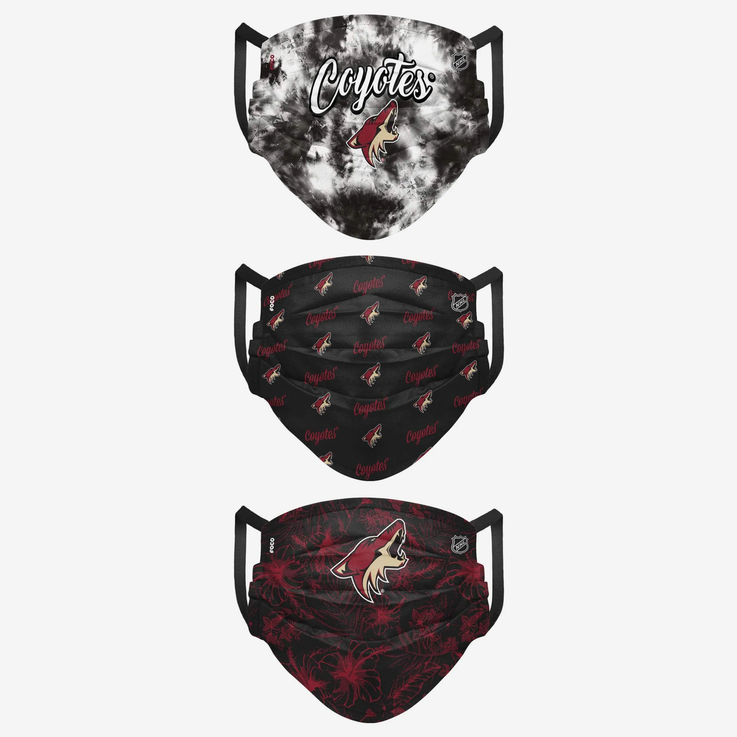 Arizona Coyotes Womens Matchday 3 Pack Face Cover