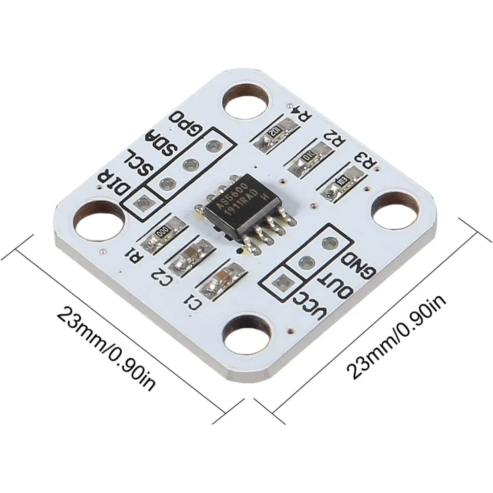 AS5600 Magnetic Encoder 12bit High-Precision Magnetic Induction Angle Measurement Sensor Module to Send Magnets