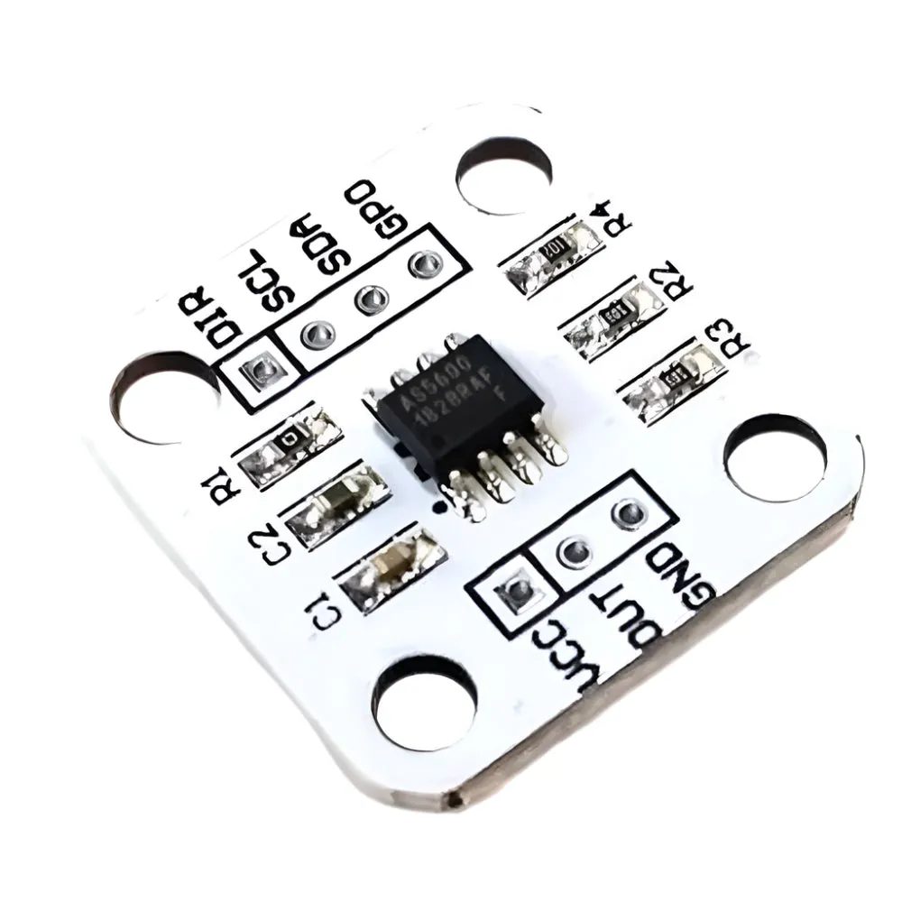 AS5600 Magnetic Encoder 12bit High-Precision Magnetic Induction Angle Measurement Sensor Module to Send Magnets