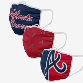 Atlanta Braves 3 Pack Face Cover