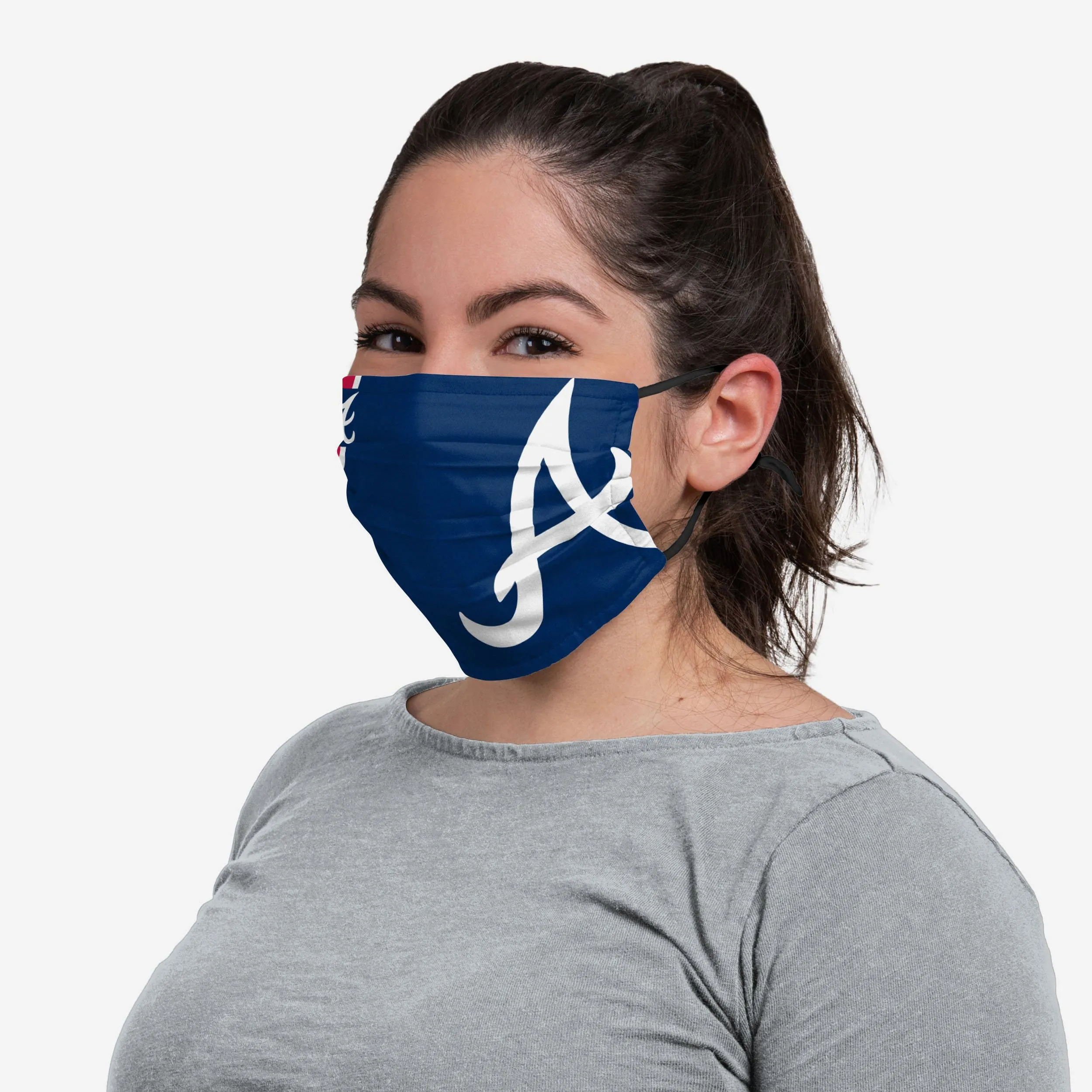 Atlanta Braves Big Logo Gameday Face Cover
