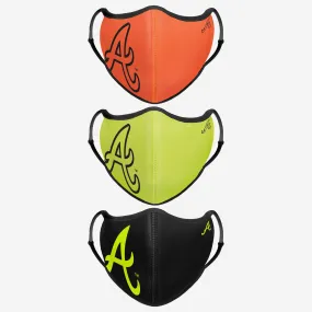 Atlanta Braves Highlights Sport 3 Pack Face Cover