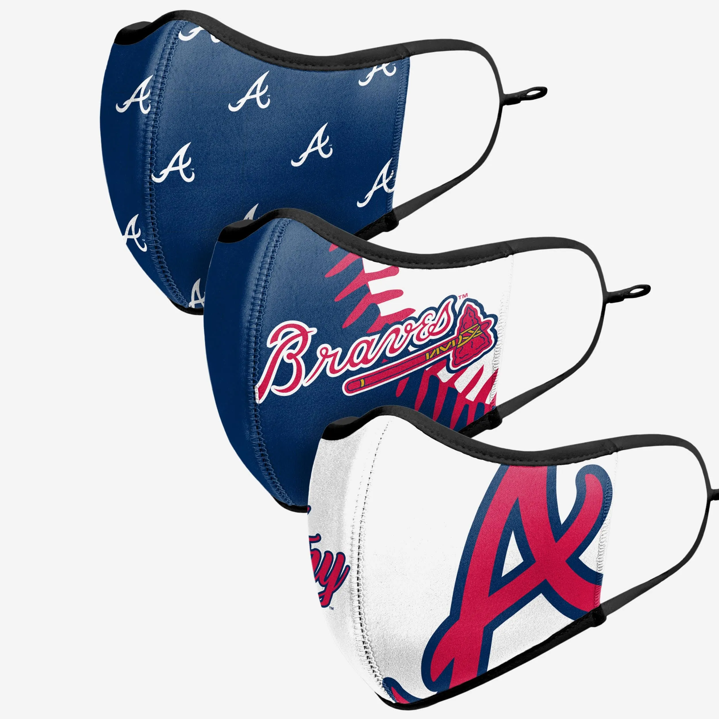 Atlanta Braves Thematic Sport 3 Pack Face Cover