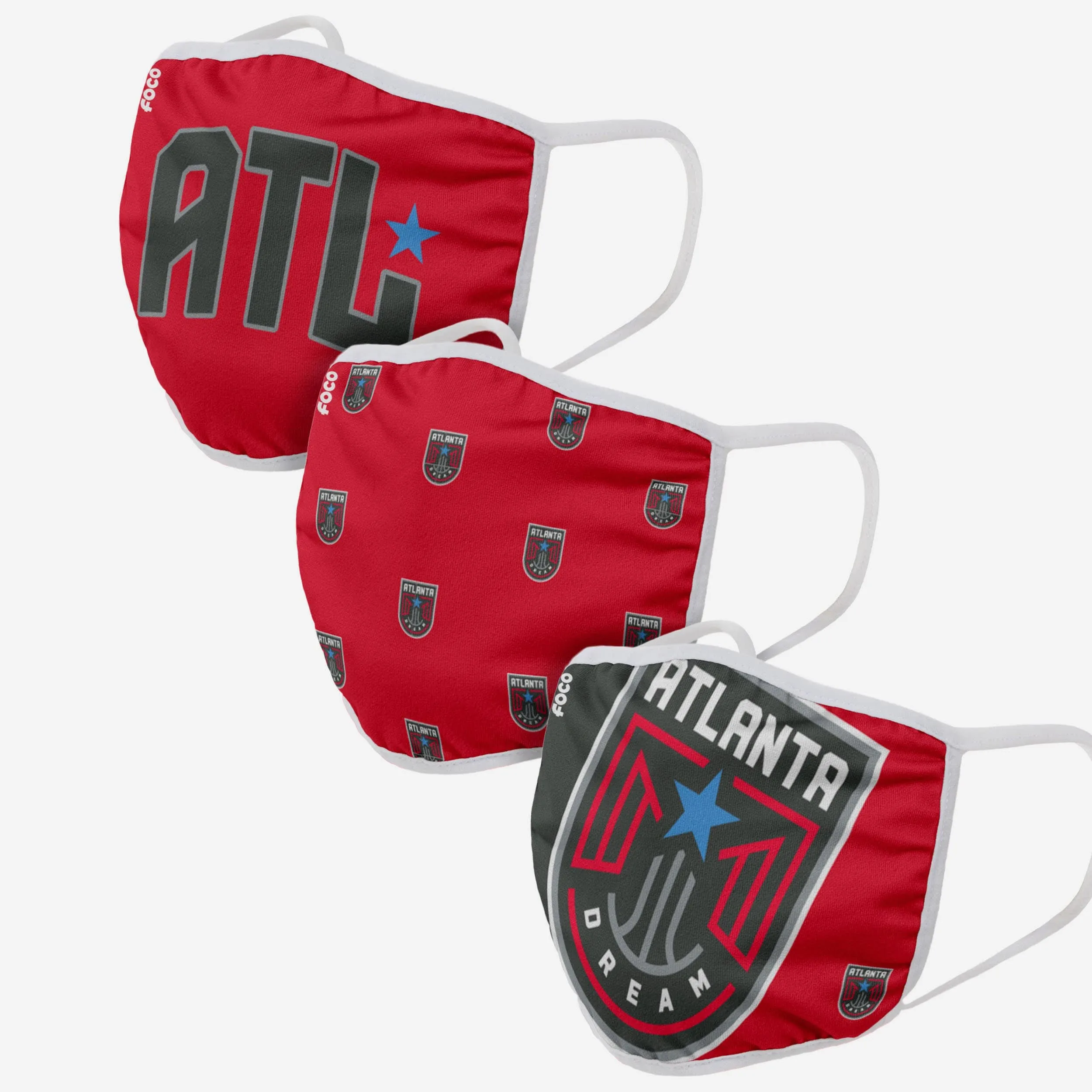 Atlanta Dream 3 Pack Face Cover