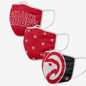 Atlanta Hawks 3 Pack Face Cover
