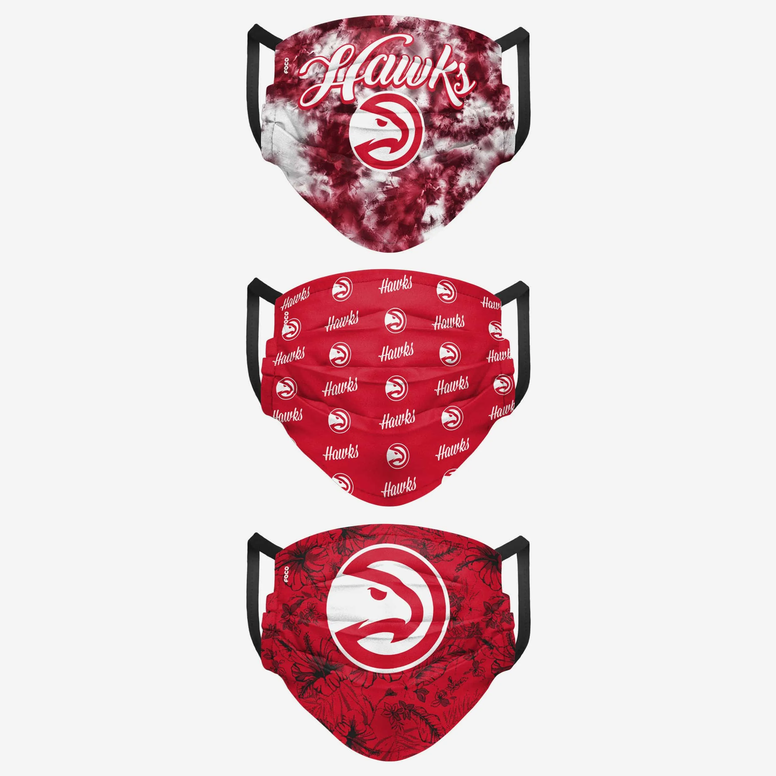 Atlanta Hawks Womens Matchday 3 Pack Face Cover