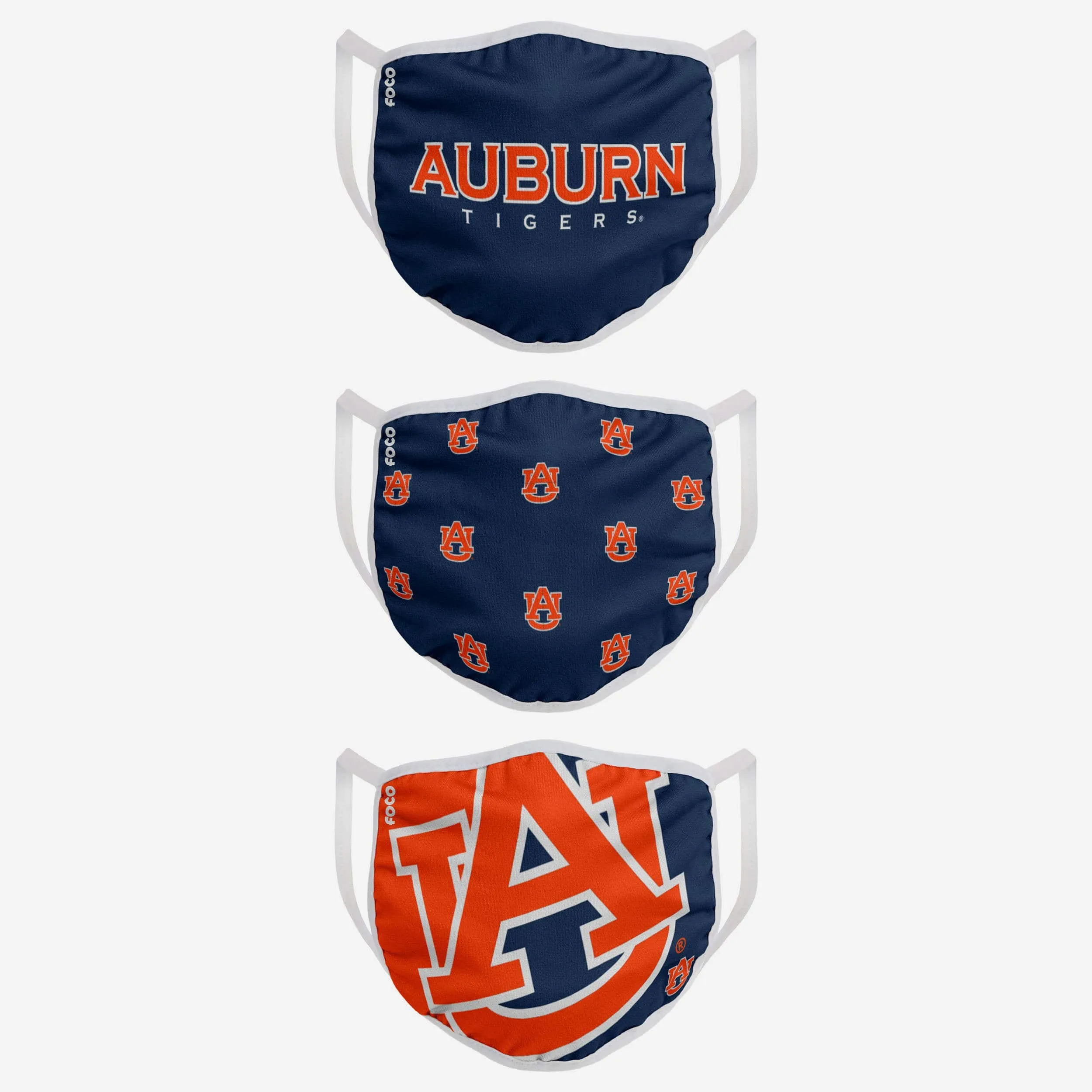 Auburn Tigers 3 Pack Face Cover