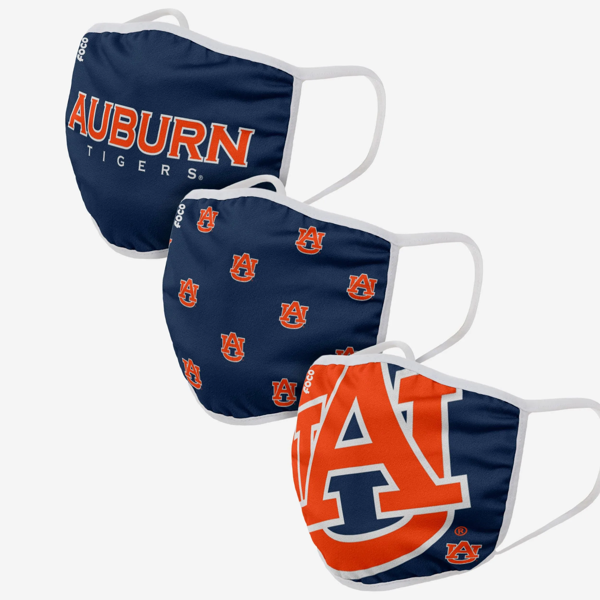Auburn Tigers 3 Pack Face Cover