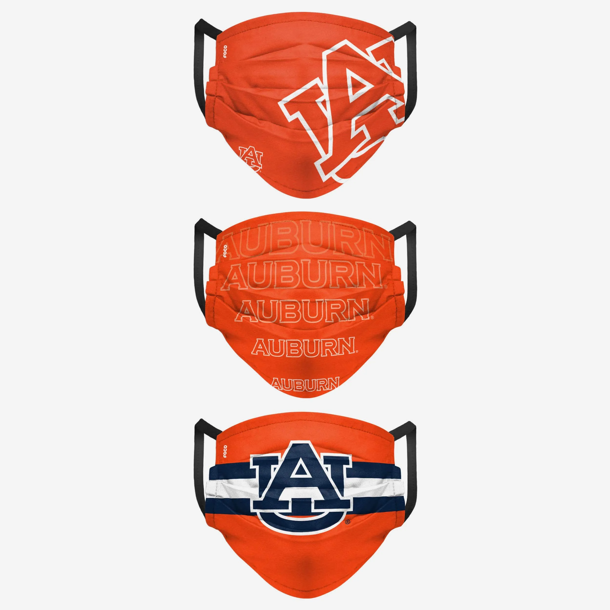 Auburn Tigers Matchday 3 Pack Face Cover