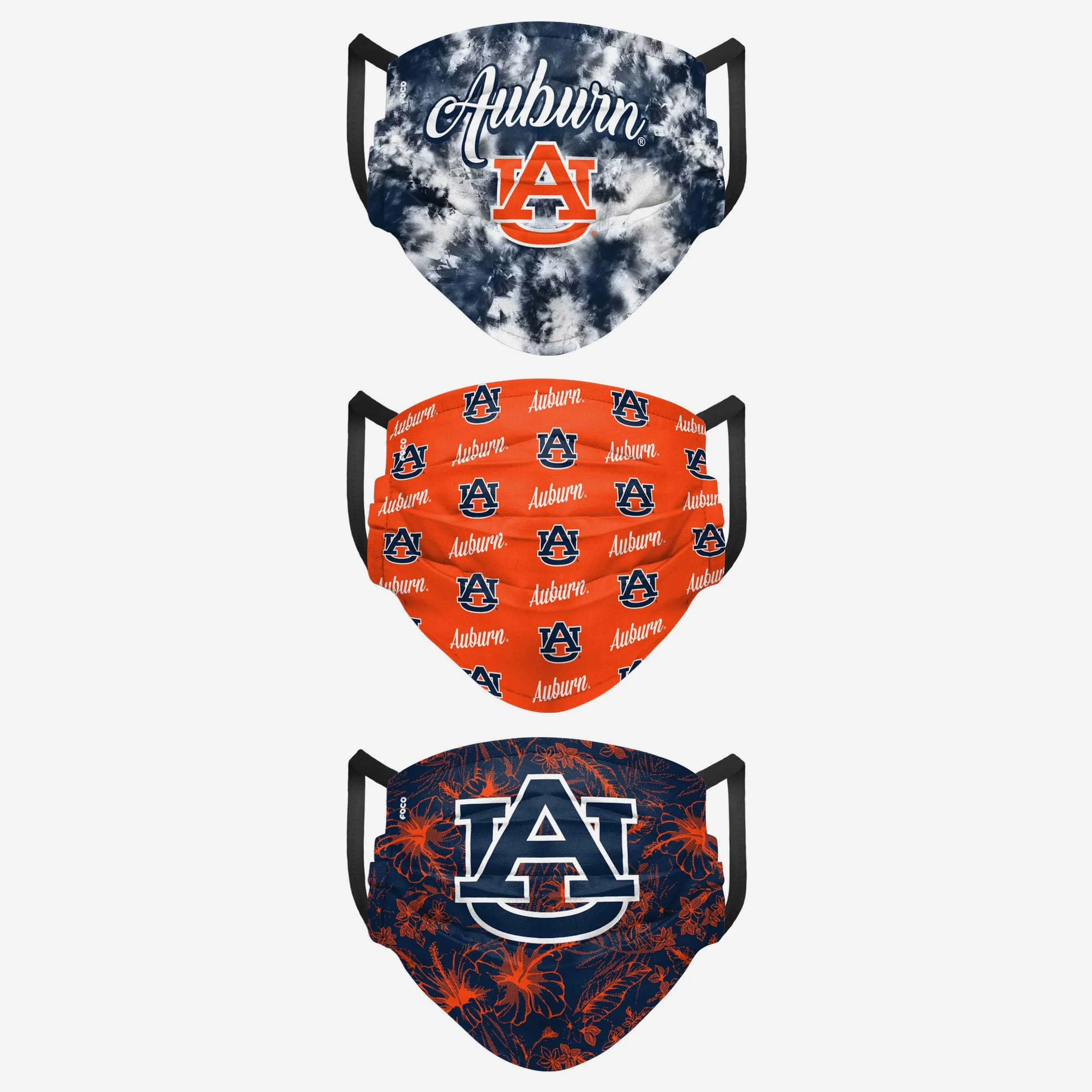 Auburn Tigers Womens Matchday 3 Pack Face Cover