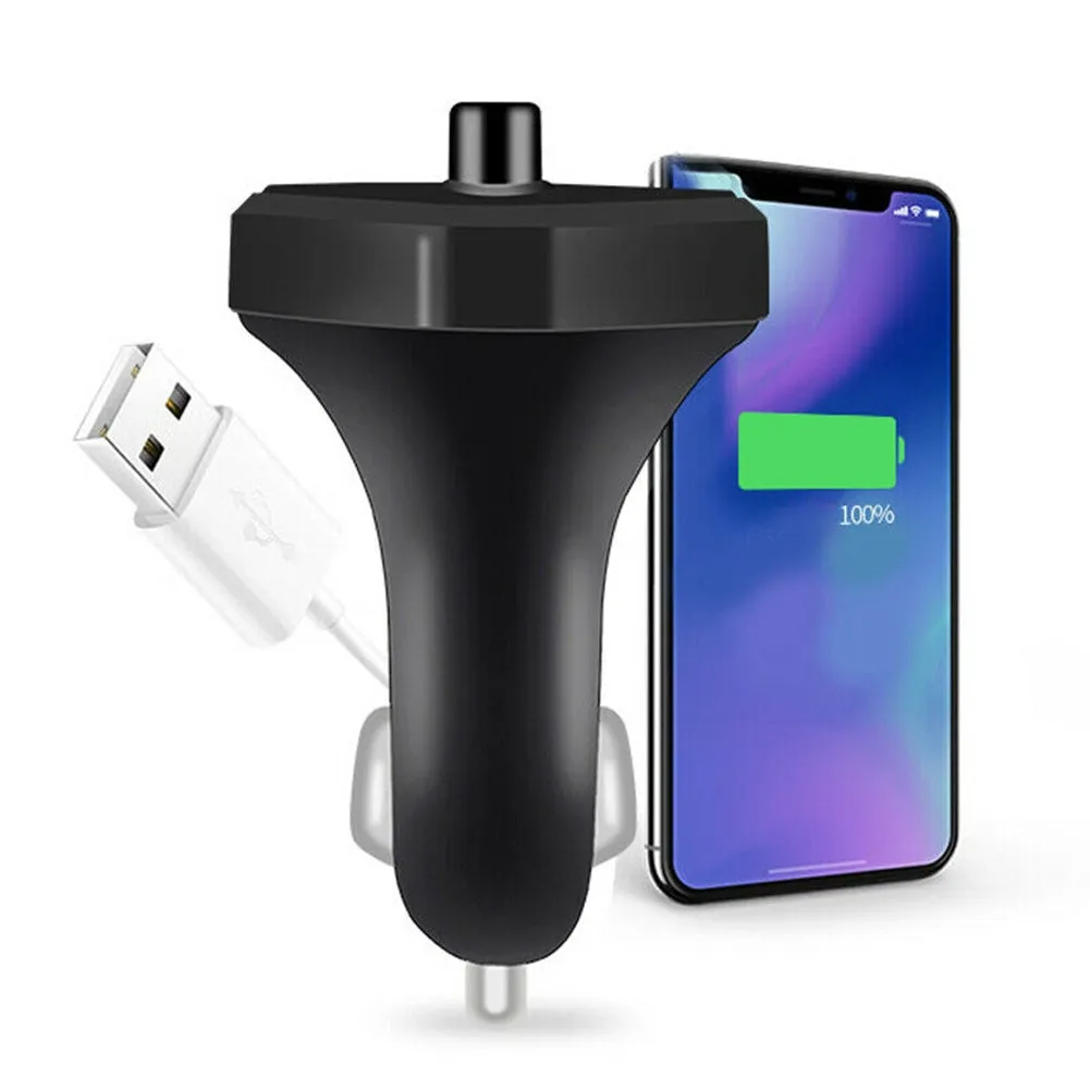 B4 12V 24V Car Cigarette Lighter Socket USB Charger MP3 Player