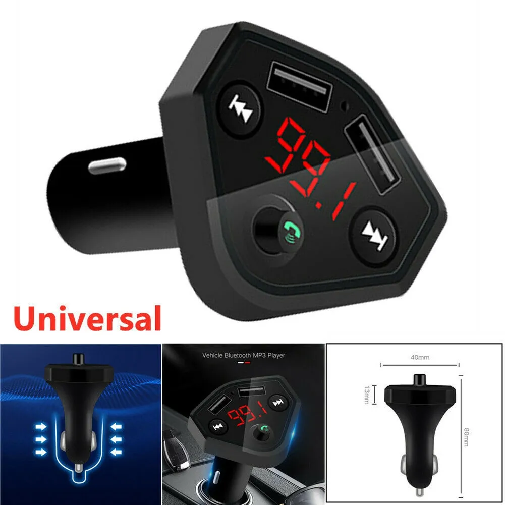 B4 12V 24V Car Cigarette Lighter Socket USB Charger MP3 Player