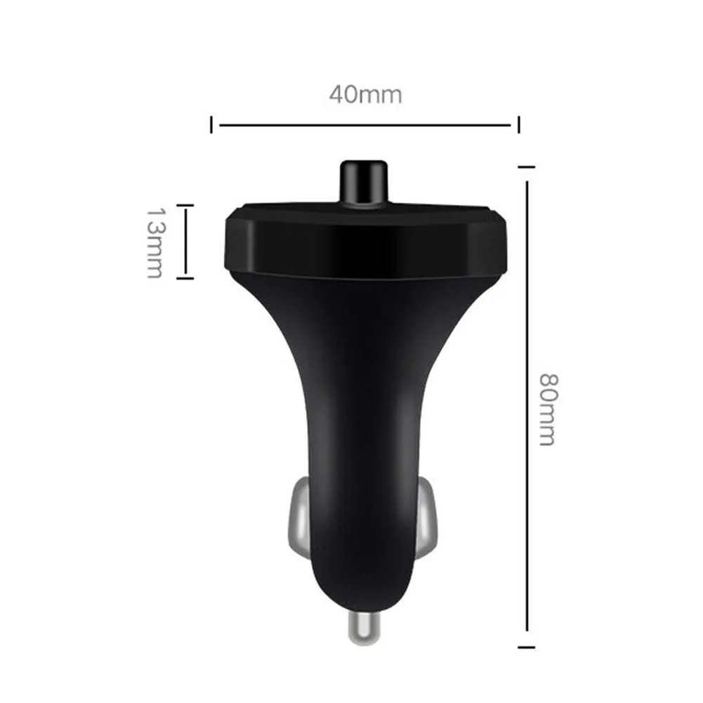 B4 12V 24V Car Cigarette Lighter Socket USB Charger MP3 Player