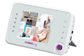 Baby monitor with 2 PTZ cameras and 3.5inch monitor