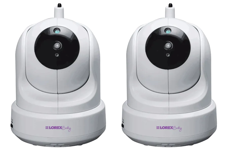 Baby monitor with 2 PTZ cameras and 3.5inch monitor
