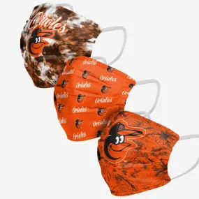 Baltimore Orioles Womens Matchday 3 Pack Face Cover