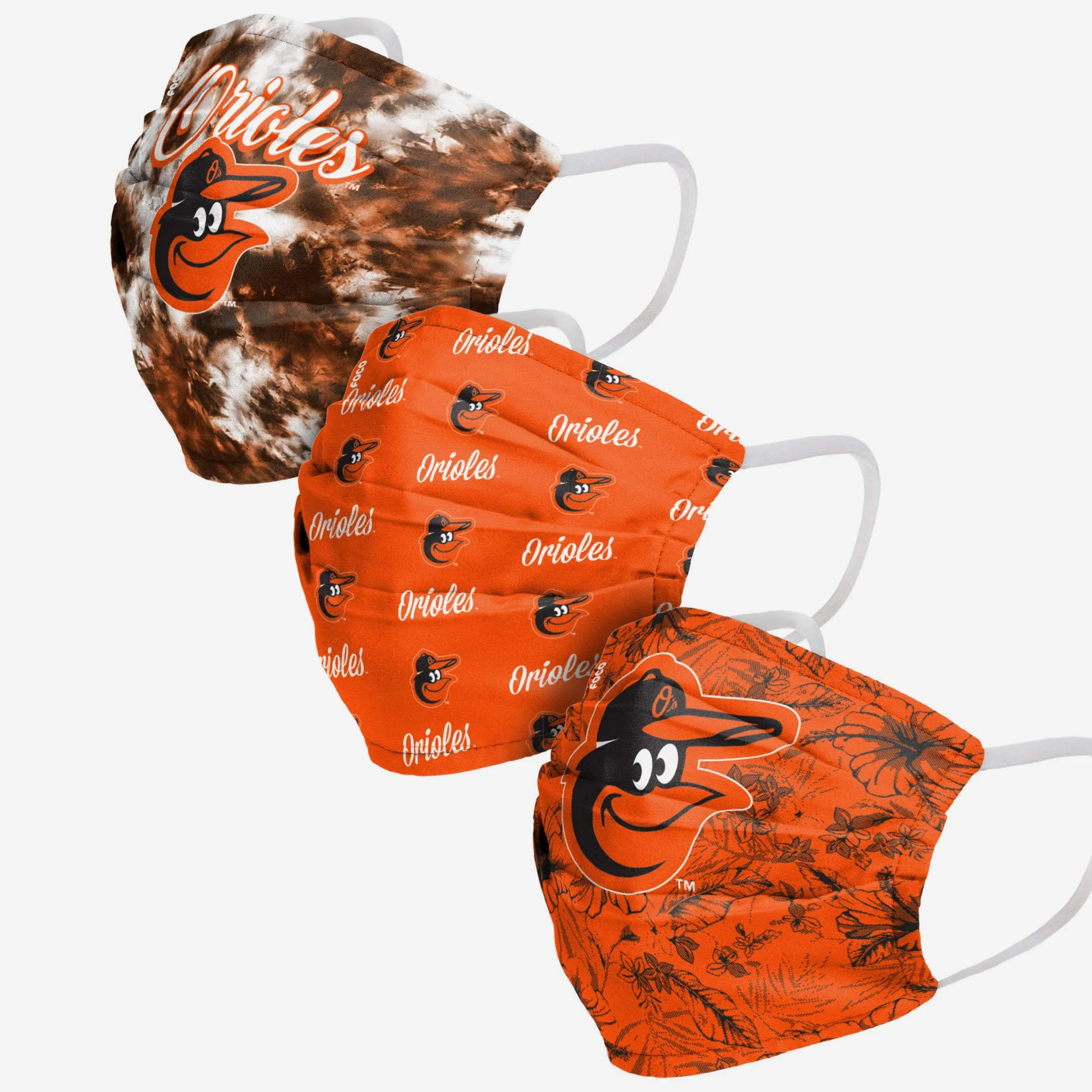 Baltimore Orioles Womens Matchday 3 Pack Face Cover