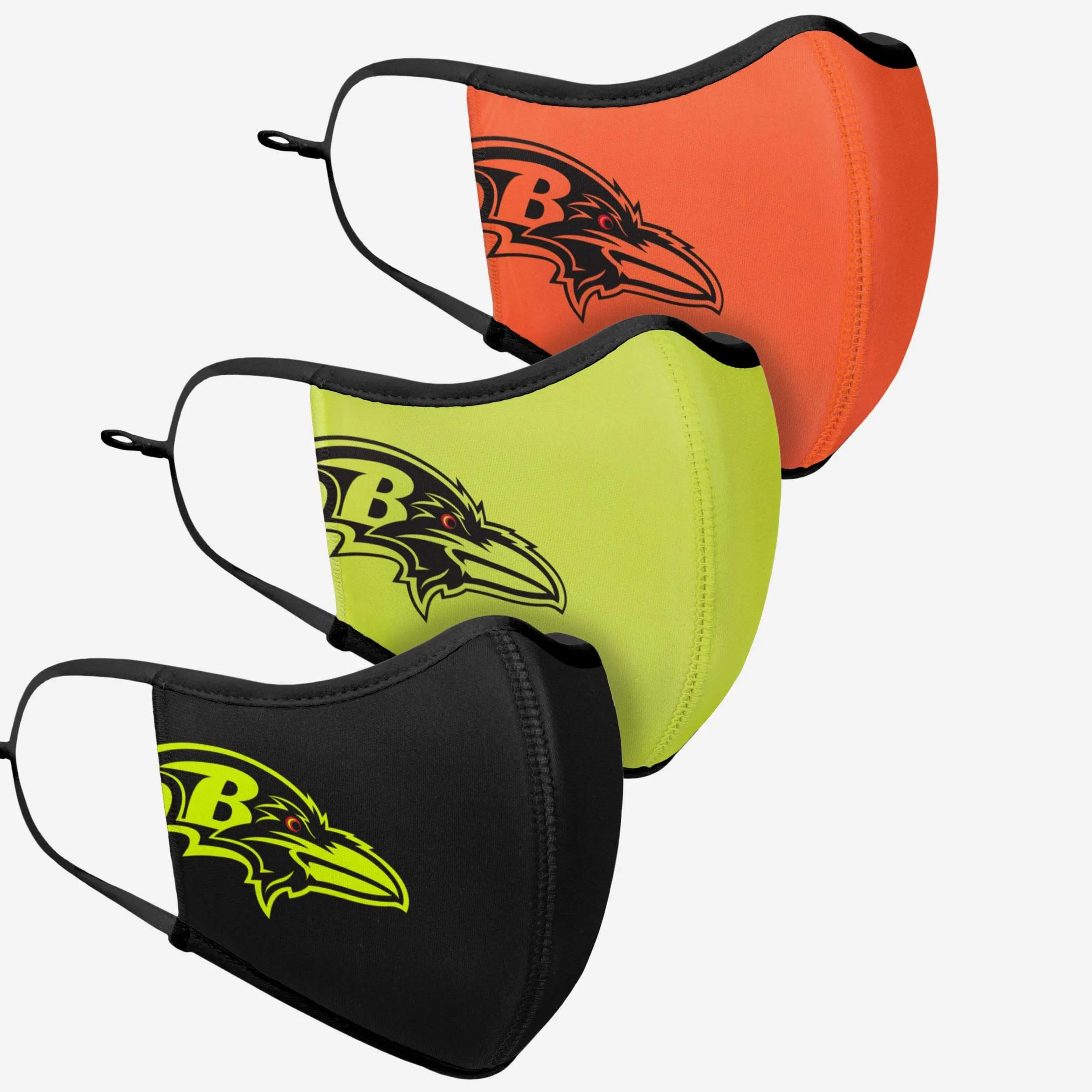 Baltimore Ravens Highlights Sport 3 Pack Face Cover