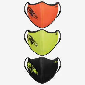 Baltimore Ravens Highlights Sport 3 Pack Face Cover
