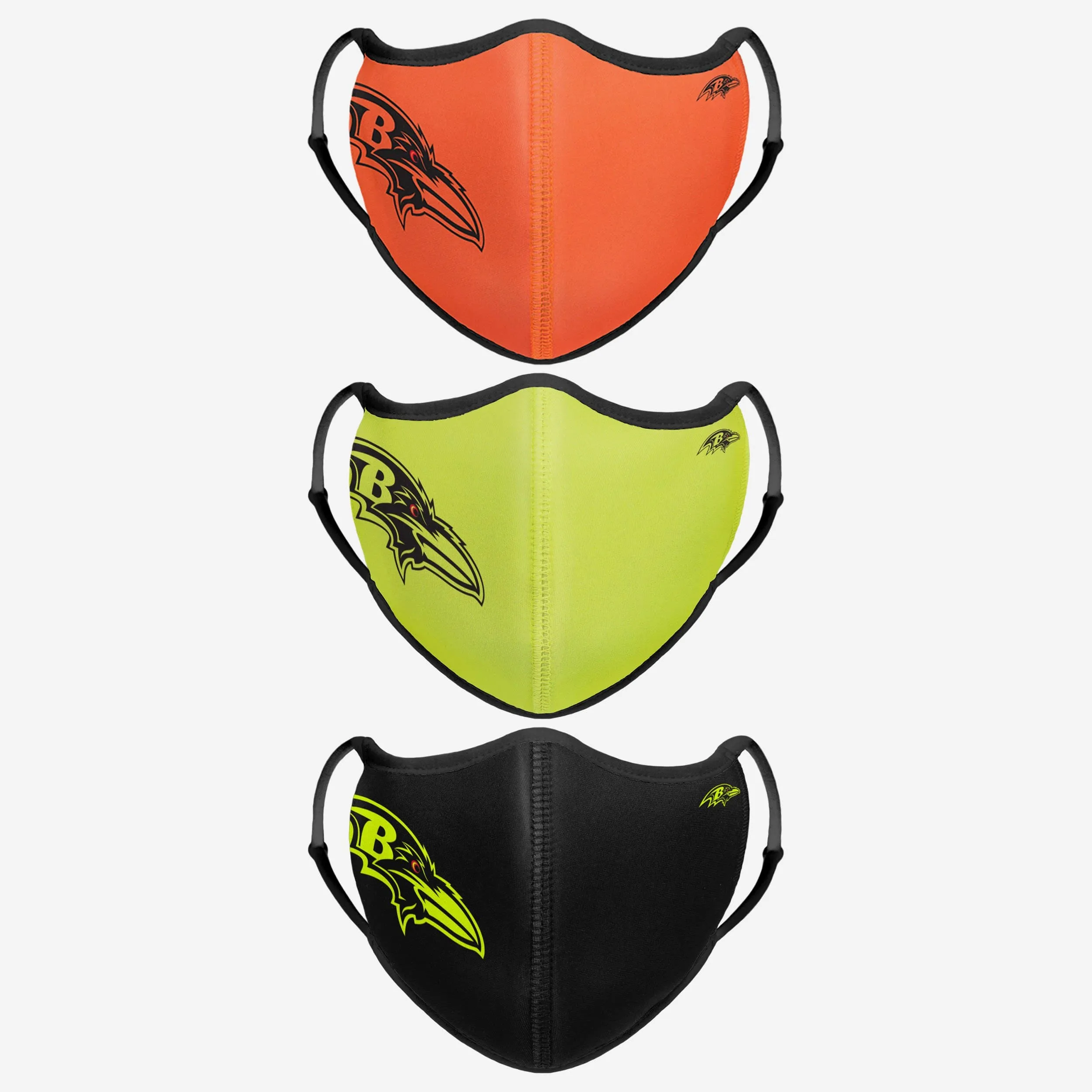 Baltimore Ravens Highlights Sport 3 Pack Face Cover